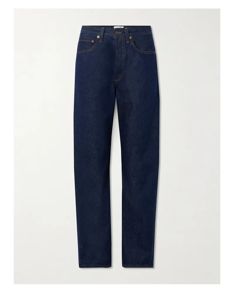 AGOLDE Kelly Halbhohe Jeans Mit Geradem Bein - Blau Blau