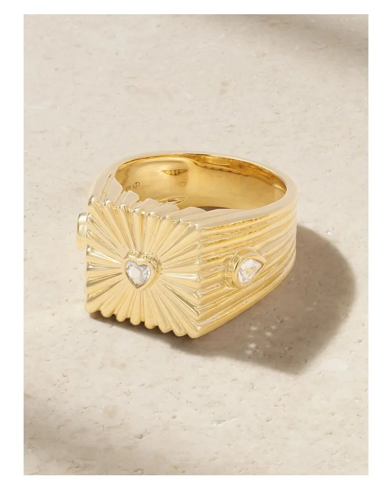 Yvonne Léon Surprise Ring Aus 9 Karat Gold Mit Saphiren Gold