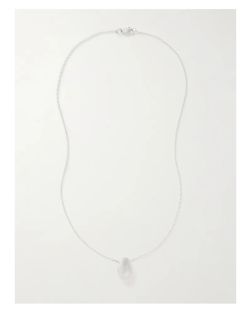 Sophie Buhai Tiny Egg Silver Necklace Silver
