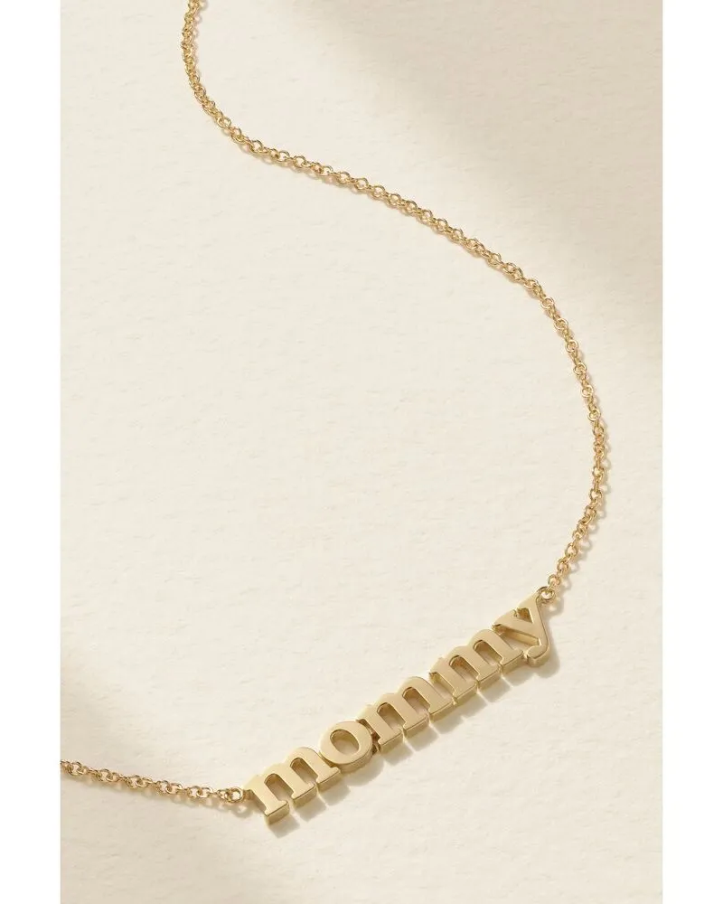 Jennifer Meyer Mommy Kette Aus 18 Karat Gold Gold