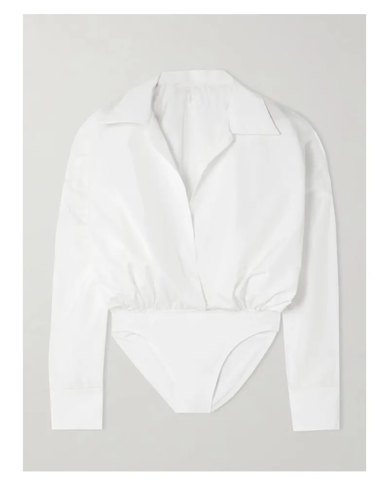 Norma Kamali Super Body Aus Webstoff - Wollweiß Wollweiß