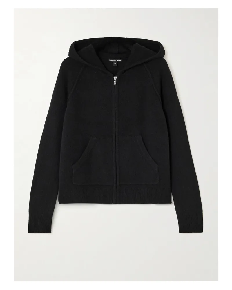 James Perse Kapuzenjacke Aus Kaschmir - Schwarz Schwarz