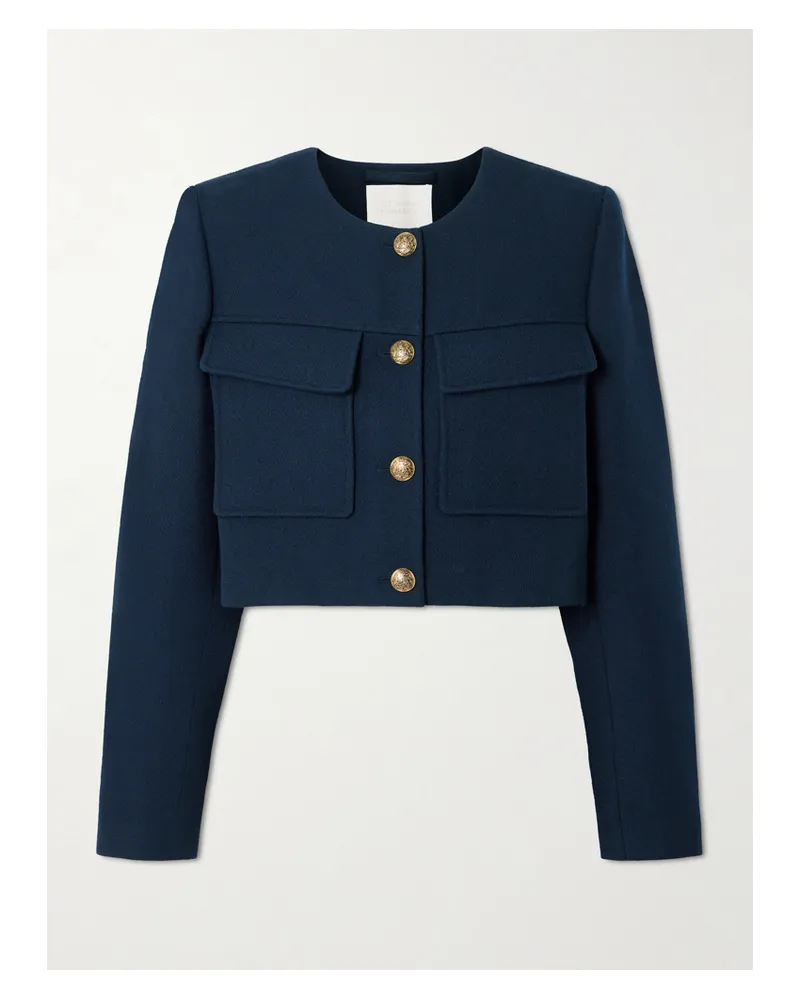 Citizens of humanity Sophia Wool-twill Jacket - Blue Blue