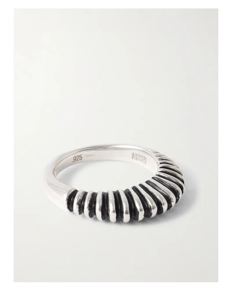 AGMES Bertrand Recycled Sterling Silver Ring Silver