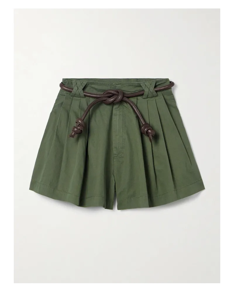 Sea Samaka Shorts aus Baumwolle Grün