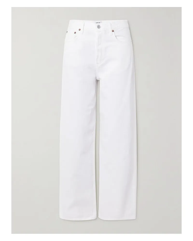 AGOLDE Net Sustain Low Slung Baggy Boyfriend-jeans Aus Bio-denim - Weiß Weiß