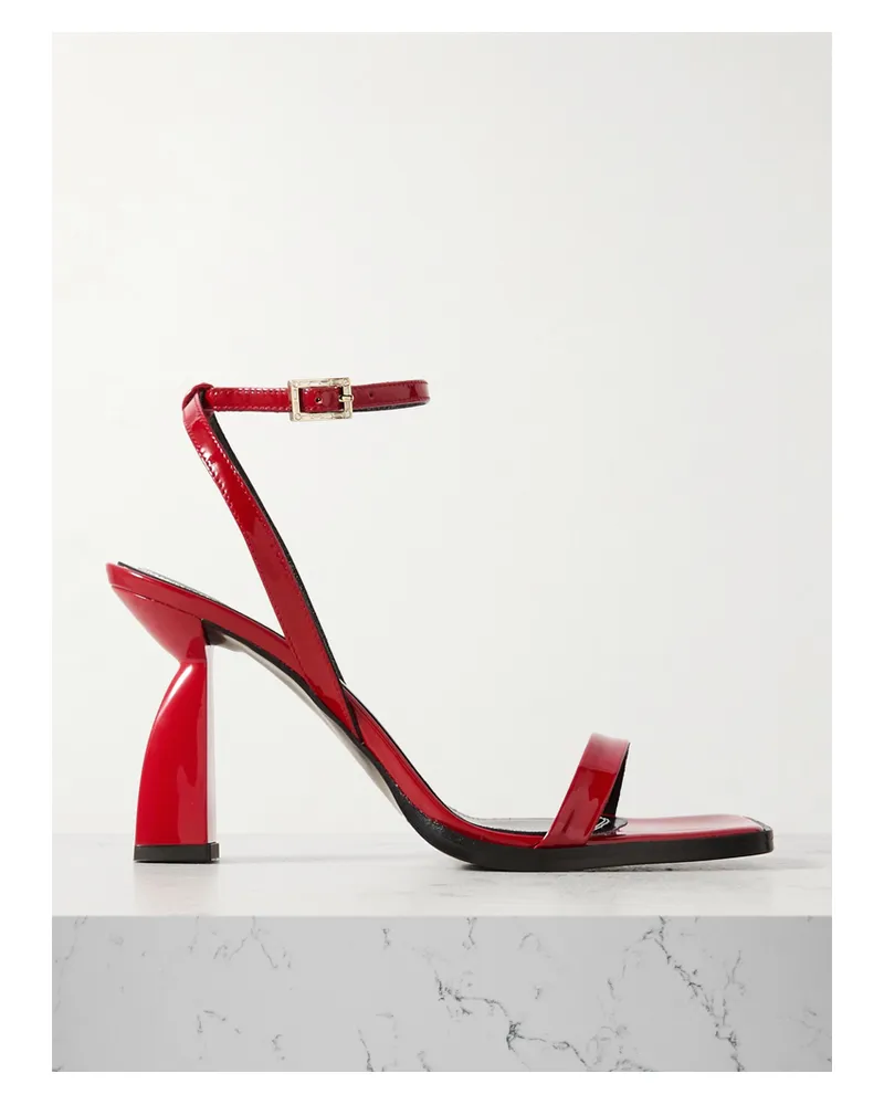 NODALETO Angel E Sandalen Aus Lackleder - Rot Rot