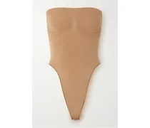 Seamless Sculpt Strapless Thong Bodysuit – Sienna – String-body