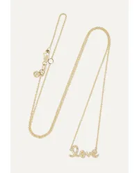 Sydney Evan Love Kette aus 14 Karat  mit Diamanten Gold