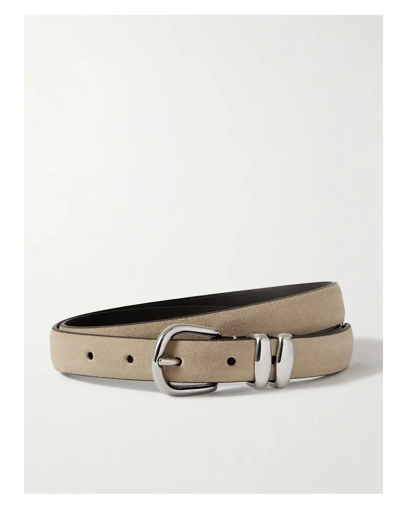Anderson's Gürtel Aus Veloursleder - Neutral Neutral