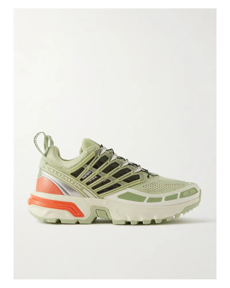 Salomon Sneakers Aus Mesh Und Gummi - Grün Grün