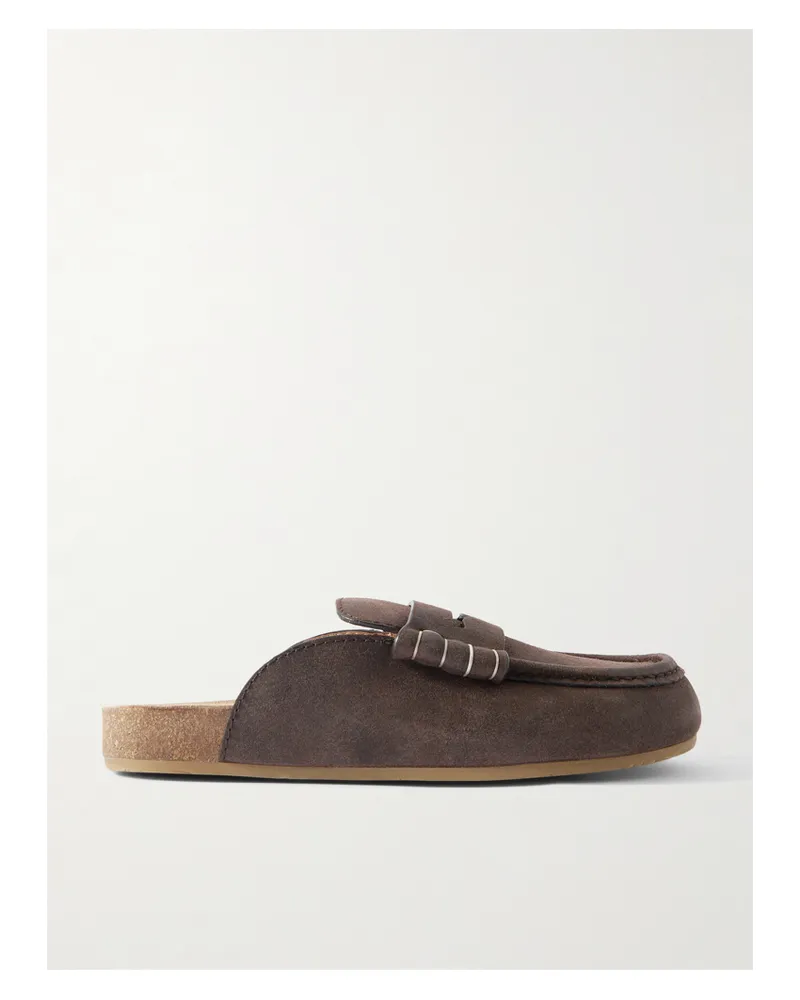 J.W.Anderson Stitch Mules Aus Leder - Braun Braun