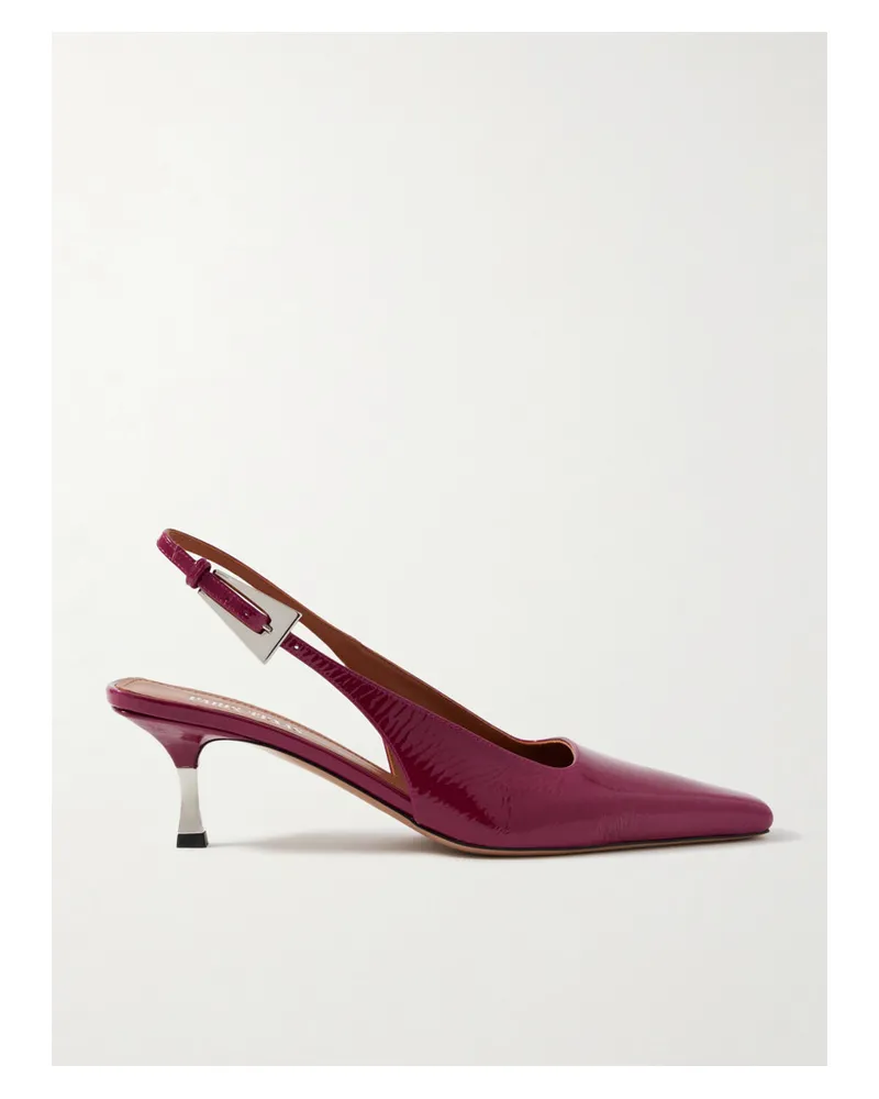 Paris Texas Bettina Slingback-pumps aus Lackleder Rot