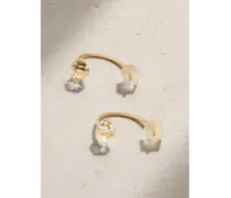 Mini Wishbone Ohrringe aus 14 Karat