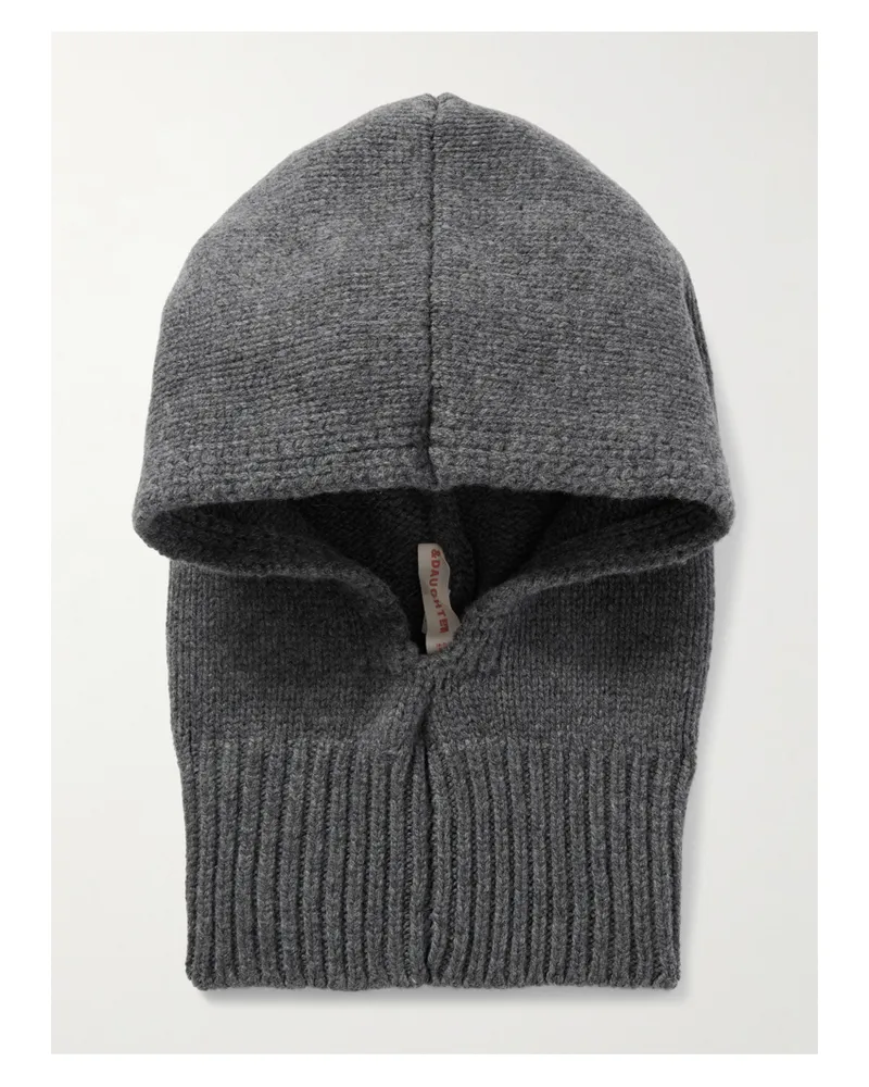&Daughter Wool Hood - Gray Gray
