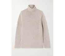 Mariam Turtleneck Cashmere Sweater - Brown