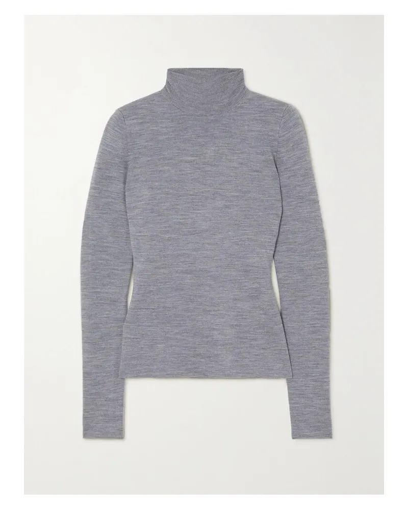 Gabriela Hearst May Rollkragenpullover Aus Einer Mischung Aus Wolle, Kaschmir Und Seide - Grau Grau