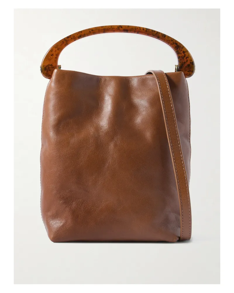 Dries van Noten Mini Tote Aus Leder - Braun Braun