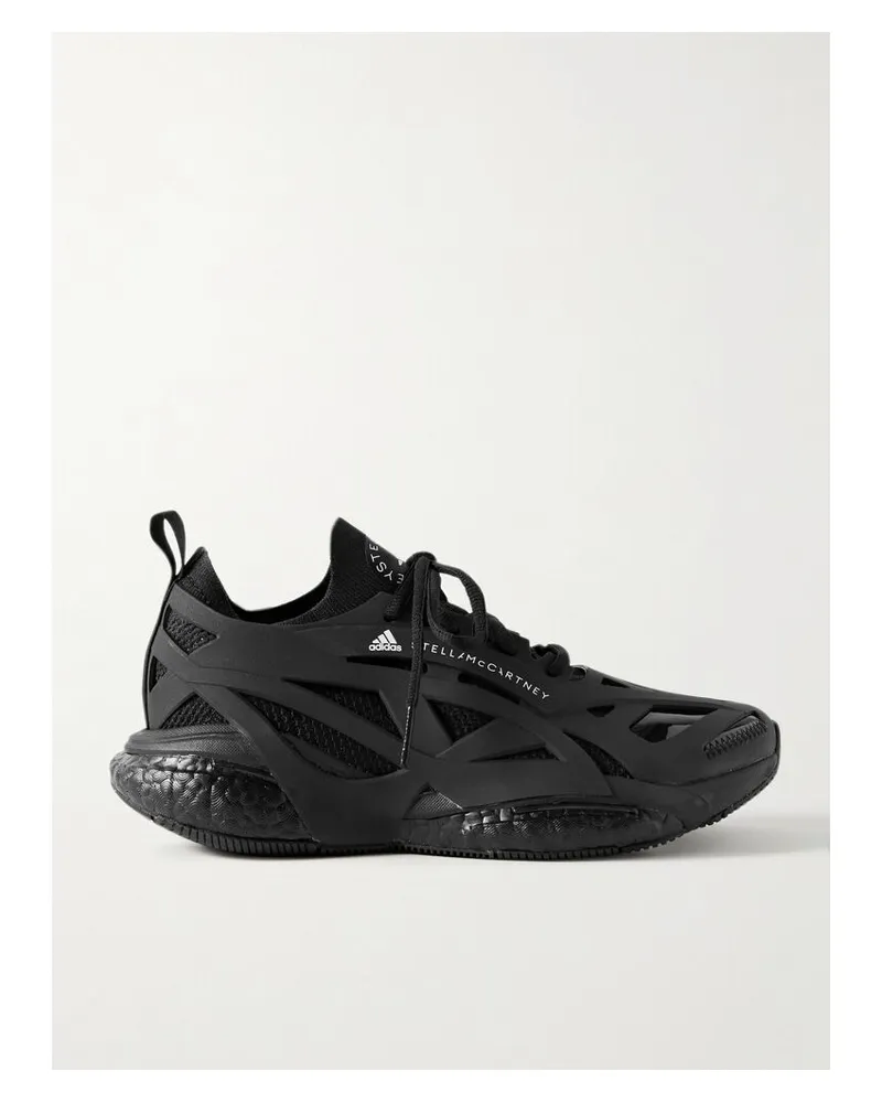 adidas Solarglide Sneakers Aus „primeknit“-material Und Gummi - Schwarz Schwarz
