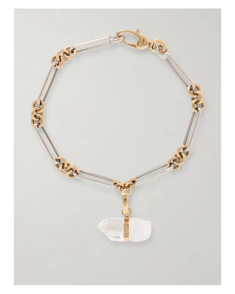 JIA JIA Jumbo Armband Aus 14 Karat Gelb- Und Weißgold Mit Diamanten Gold