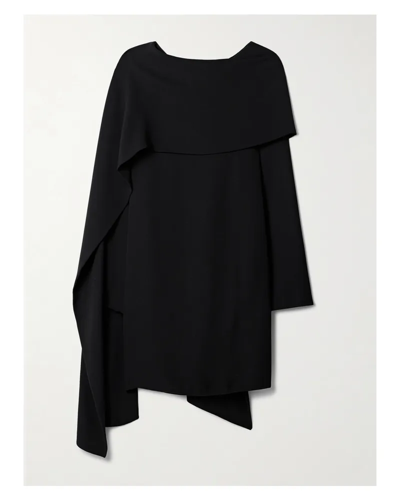 The Row Lea Tunika Aus Seiden-crêpe - Schwarz Schwarz