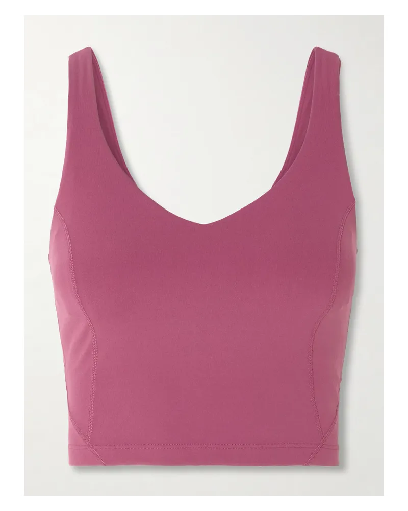 LULULEMON Align™ C/d Bustier aus Nulu™-material Lila