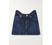 Denim Mini Skirt - Blue