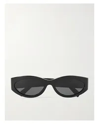 Celine Monochroms Sonnenbrille Schwarz