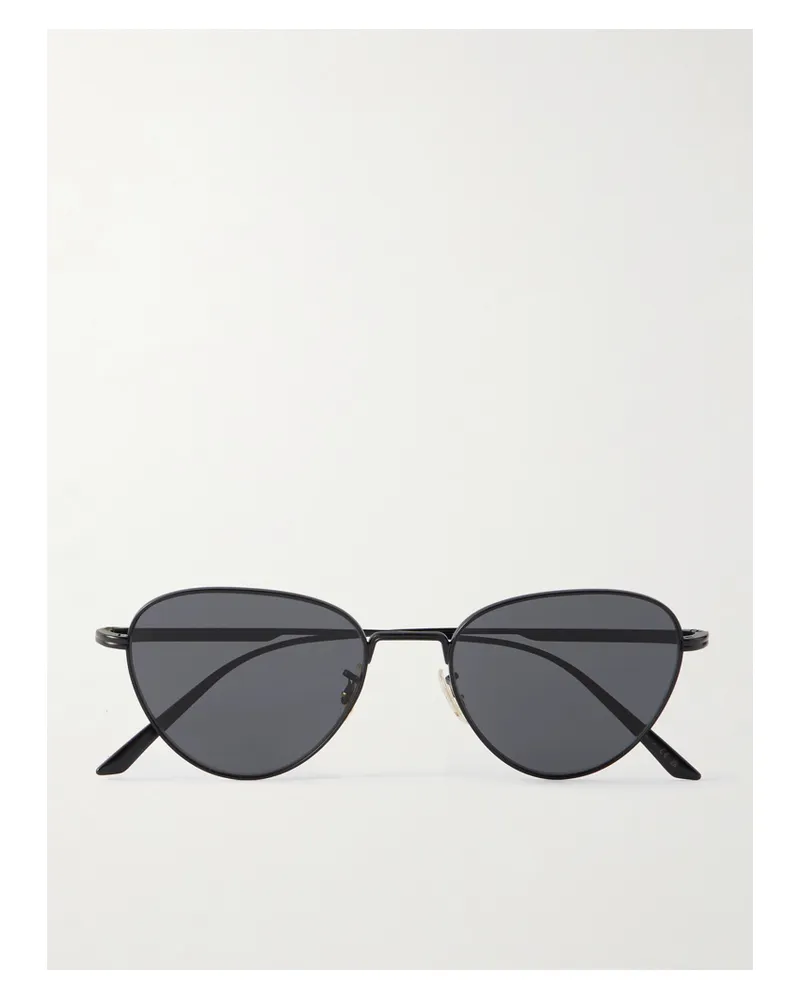 Oliver Peoples Khaite 1991c D-frame Metal Sunglasses - Black Black