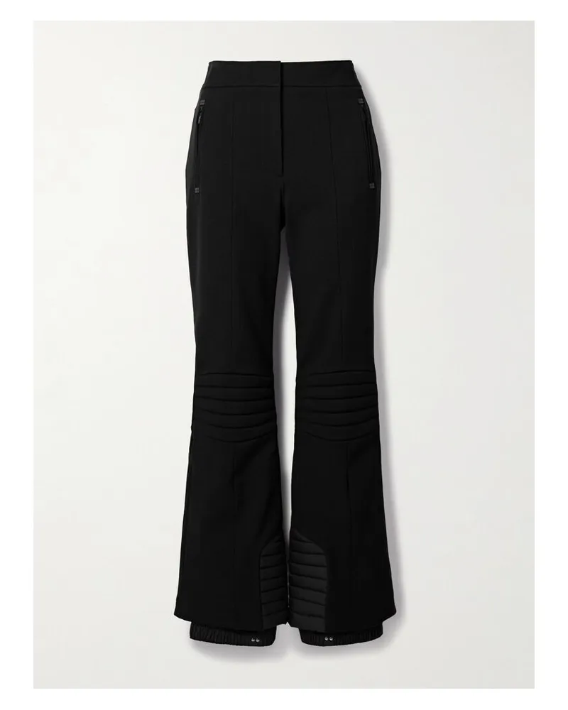 Moncler Bootcut-skihose Aus Stretch-twill - Schwarz Schwarz