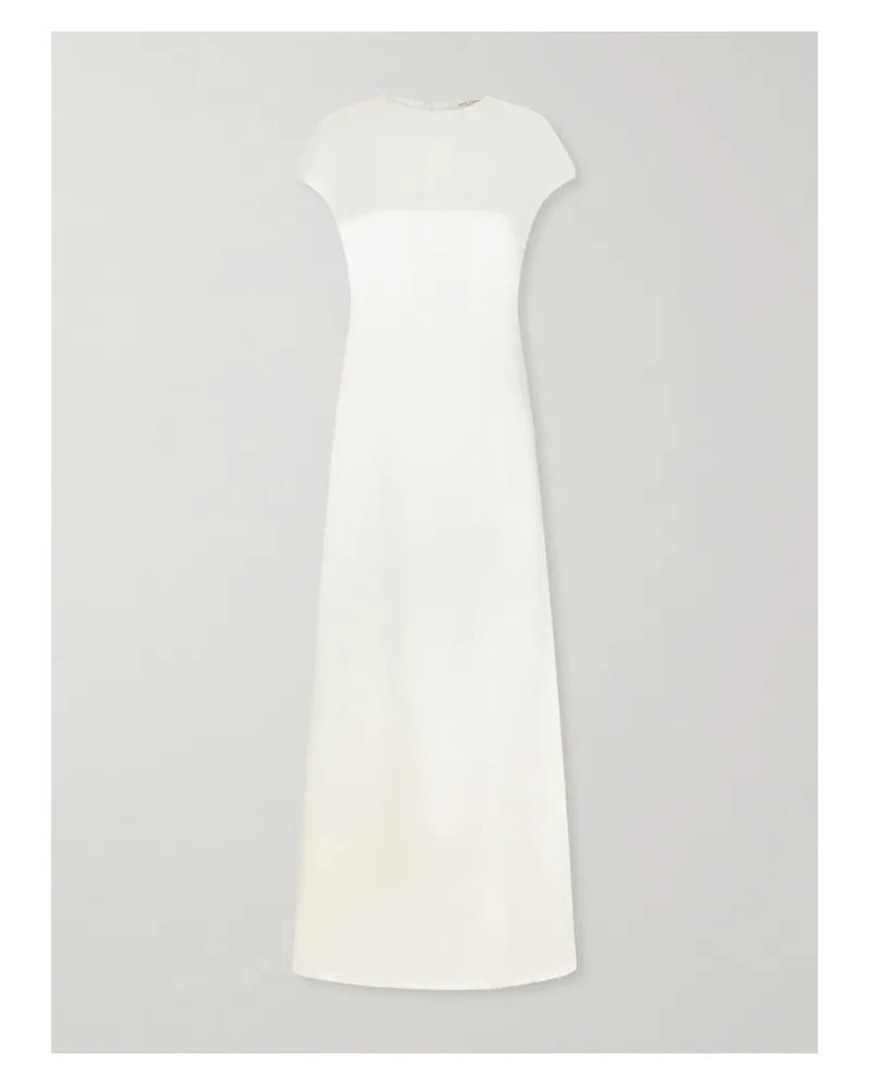 Giuliva Heritage Collection Satin Maxi Dress - Neutrals Neutrals