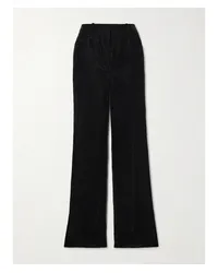 Tom Ford Hose mit Geradem Bein aus Samt Schwarz