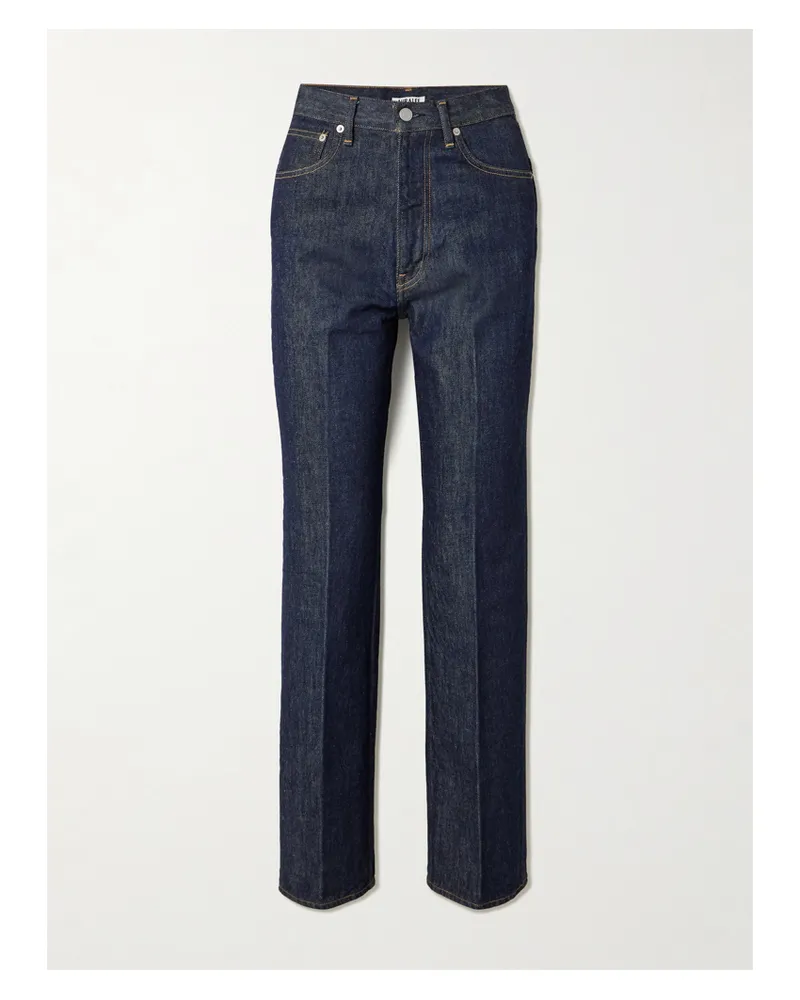 AURALEE Hoch Sitzende Jeans Mit Geradem Bein - Blau Blau