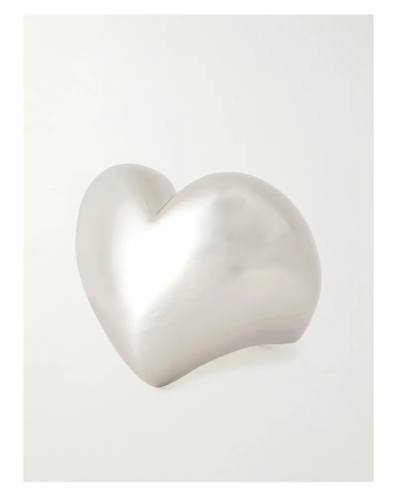 Jennifer Fisher Puffy Heart Silver-plated Ring Silver