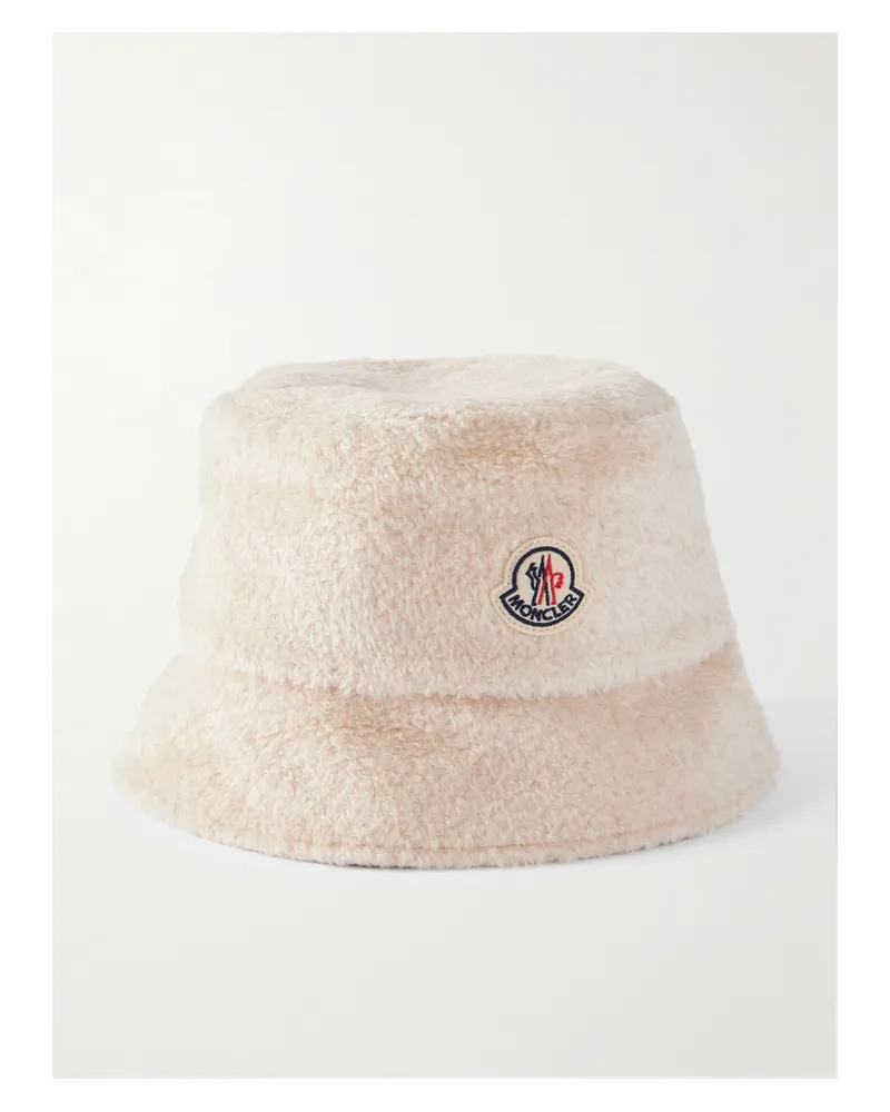 Moncler Fischerhut Aus Fleece Mit Stickerei - Neutral Neutral