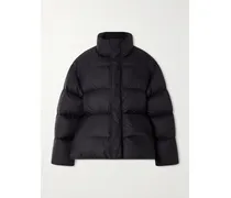 Daunenjacke Aus Gestepptem Ripstop - Schwarz