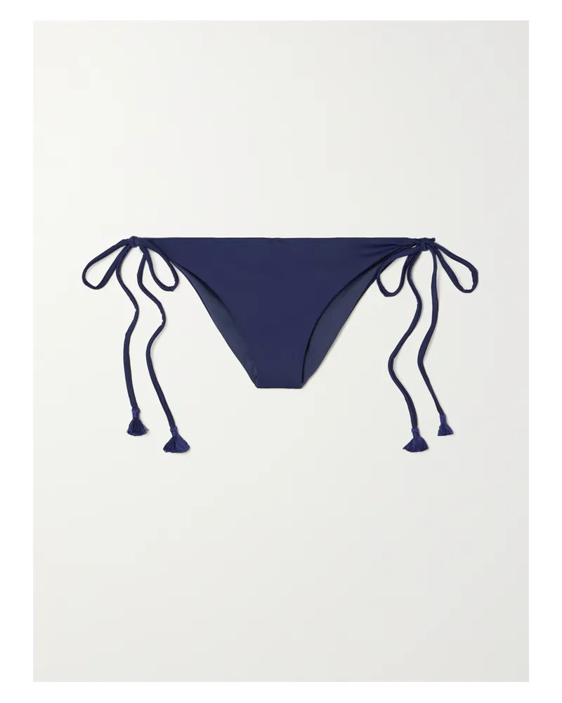 Johanna Ortiz Net Sustain Sullen Bikini-höschen Mit Troddeln - Blau Blau