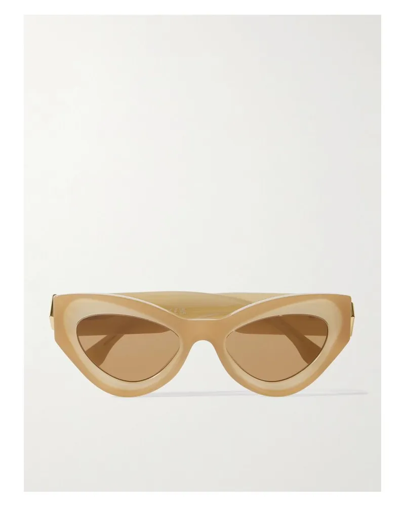 Fendi Ff Diamonds Sonnenbrille Mit Cat-eye-rahmen Aus Azetat - Neutral Neutral