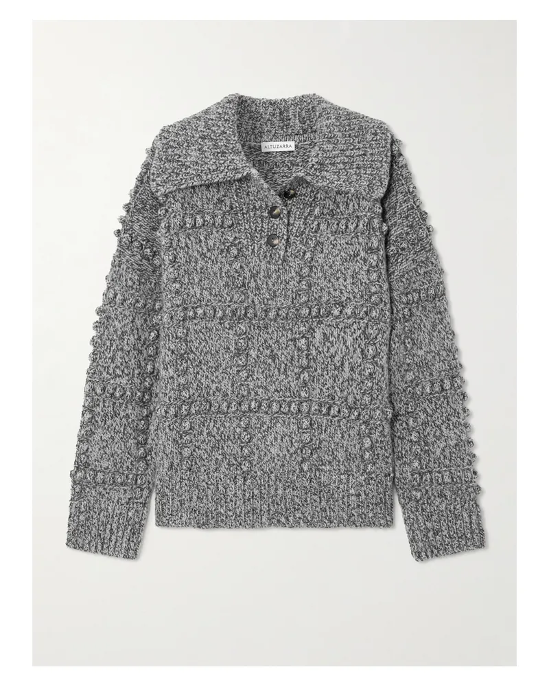 Altuzarra Mitch Pullover Aus Merinowolle Mit Polokragen - Grau Grau