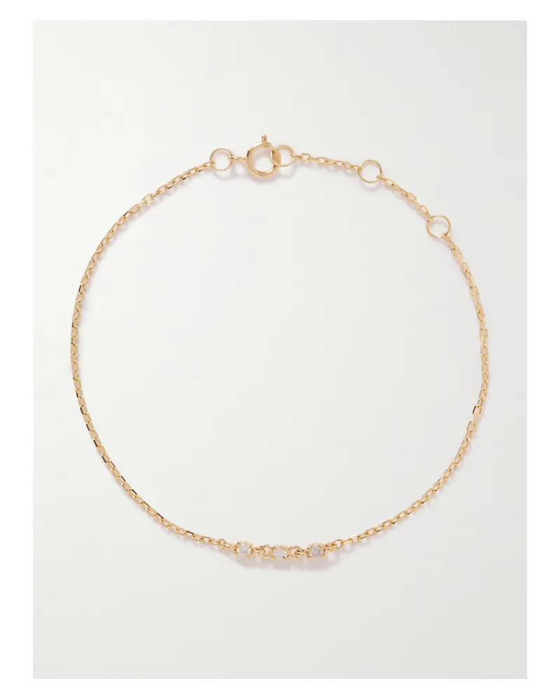 Stone & Strand Armband Aus 14 Karat Gold Mit Diamanten Gold