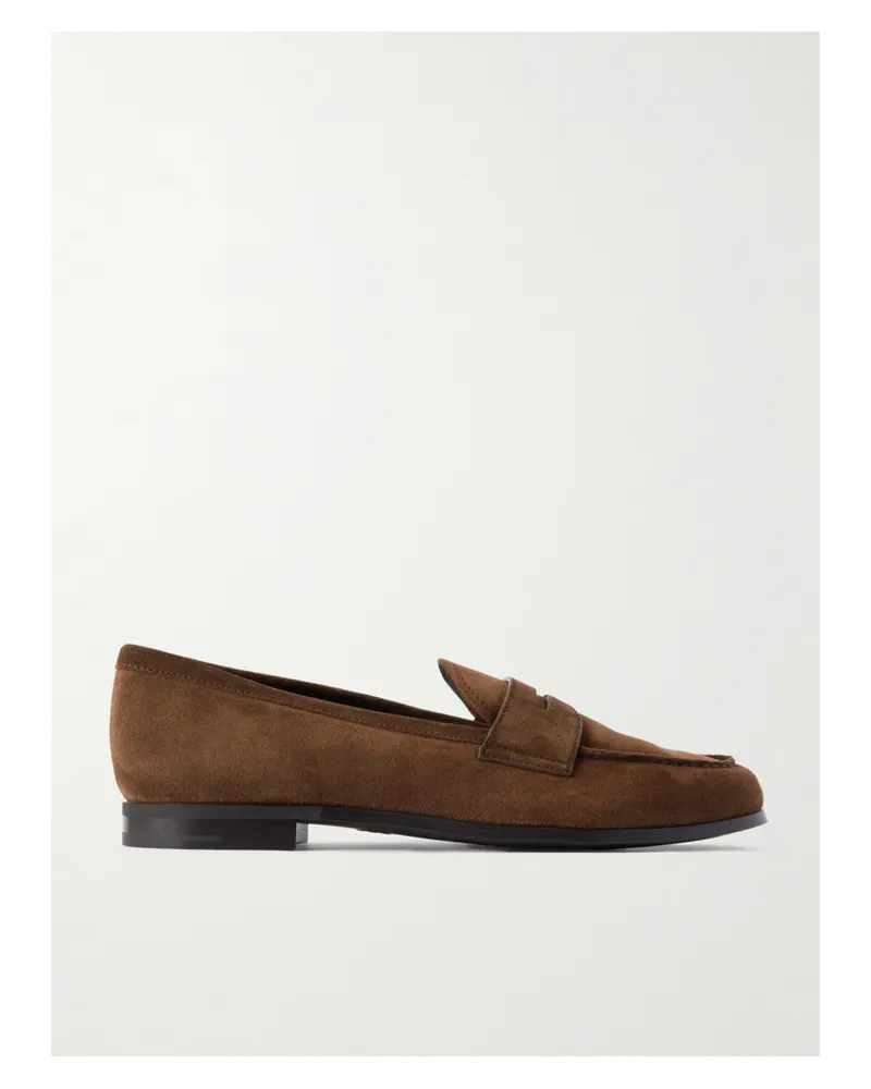 Church's Natalie Loafers Aus Veloursleder - Braun Braun