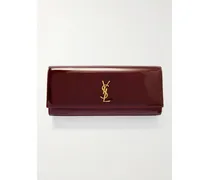 Kate Patent-leather Clutch - Burgundy