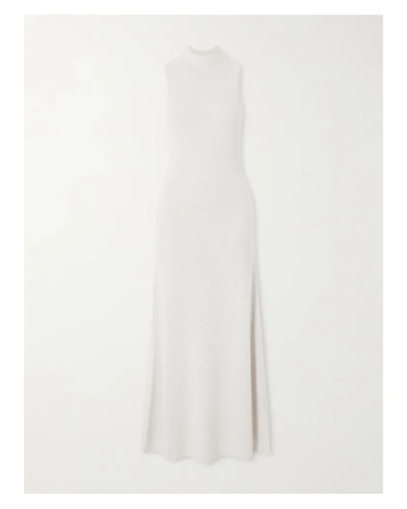 Gabriela Hearst Sarisha Cashmere Midi Dress - Neutrals Neutrals