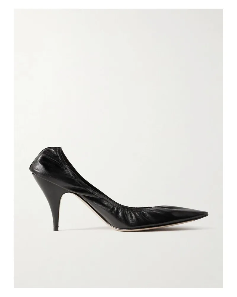 The Row Liisa Pumps Aus Leder - Schwarz Schwarz