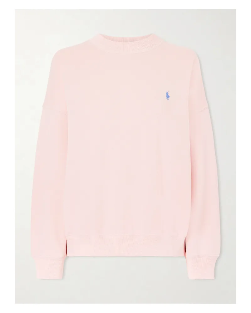 Ralph Lauren Sweatshirt Aus Jersey Aus Einer Baumwollmischung Mit Stickerei - Pink Pink