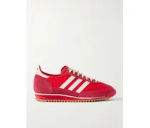 Sl 72 Og Sneakers Aus Nylon Mit Besätzen Aus Leder Und Veloursleder - Rot