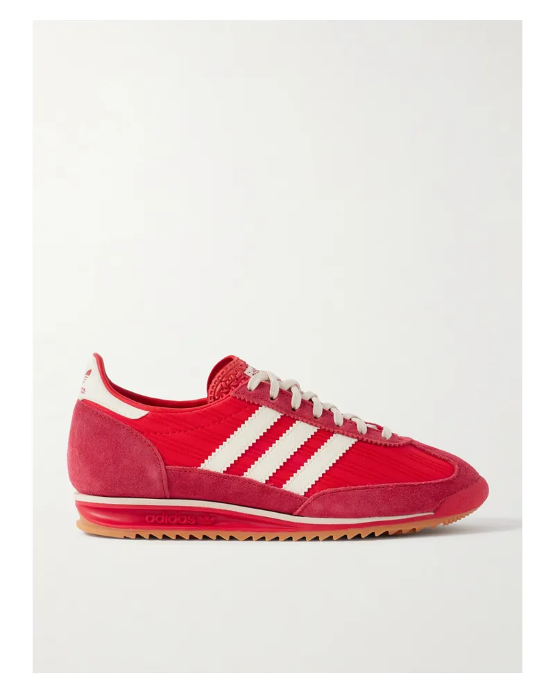 adidas Sl 72 Og Sneakers Aus Nylon Mit Besätzen Aus Leder Und Veloursleder - Rot Rot
