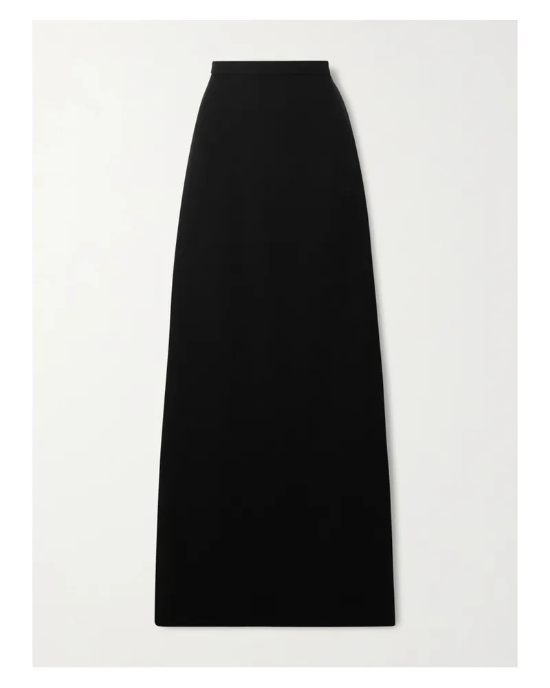 Valentino Garavani Silk-cady Maxi Skirt - Black Black