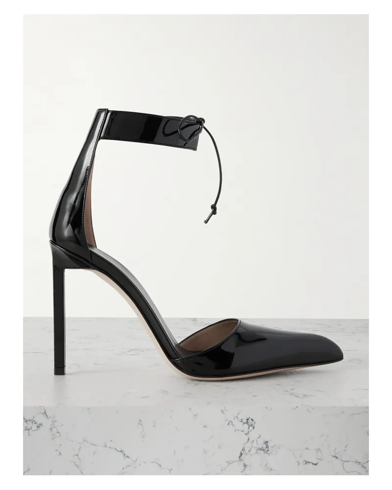 Tom Ford Pumps Aus Lackleder - Schwarz Schwarz