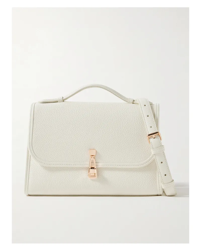 Gabriela Hearst Leonora Medium Textured-leather Tote - Ivory Ivory